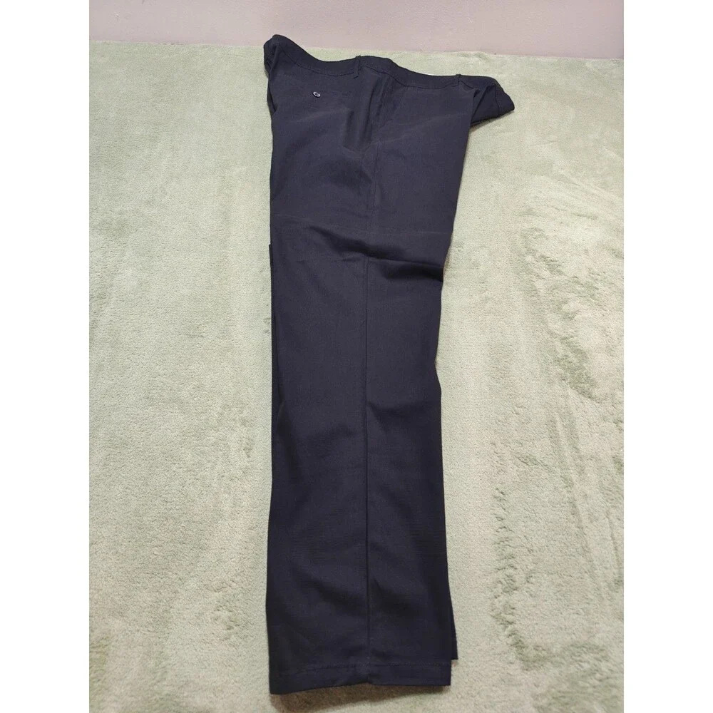 Galaxy by Harvic Mens Chino Pants NWT W42 L30 Black Stretch Skinny Trousers New